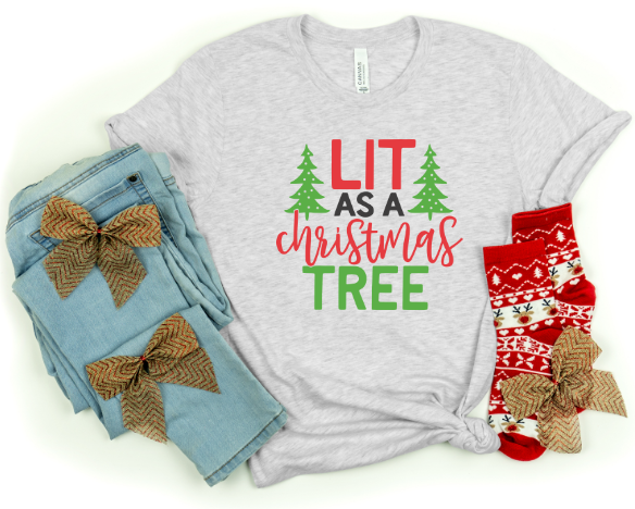 Lit as a Christmas Tree (ULTRA SOFT DTF)