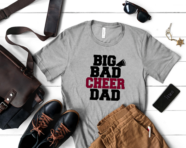 Big Bad Cheer Dad (DTF/Dream Print)